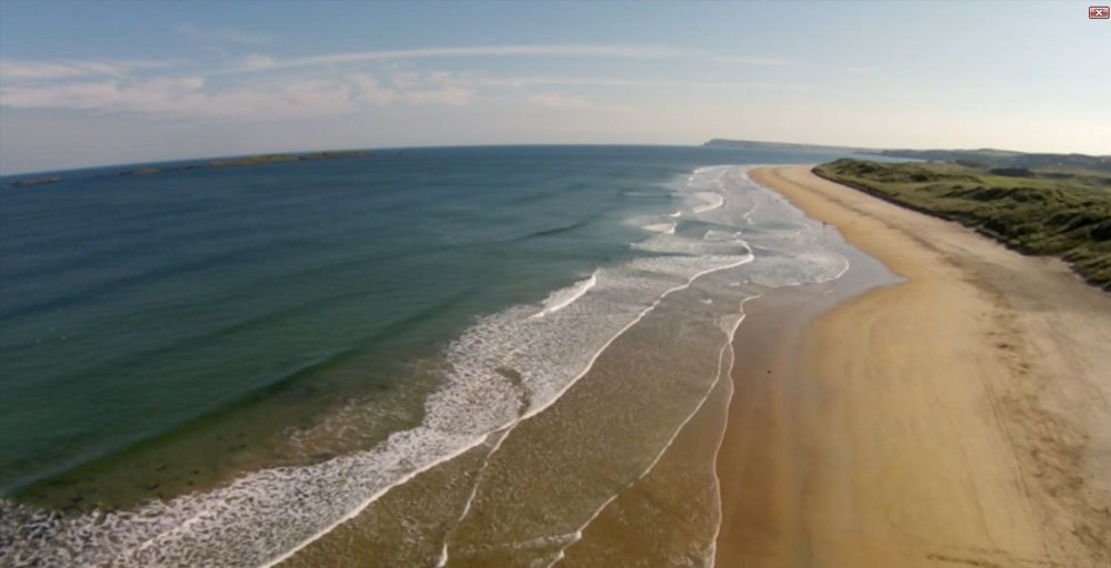 Adelphi Portrush Hotell Eksteriør bilde Aerial view of the beach