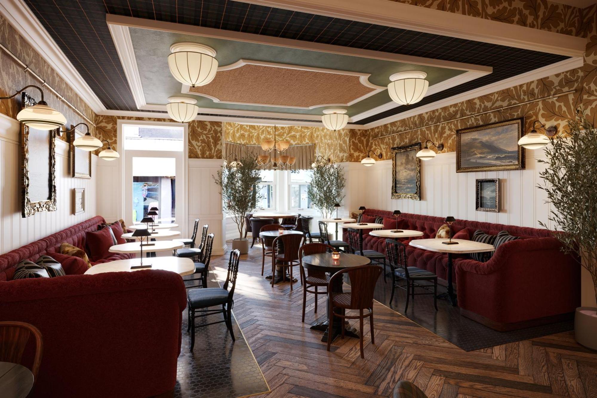 Adelphi Portrush Hotell Eksteriør bilde Interior of the restaurant