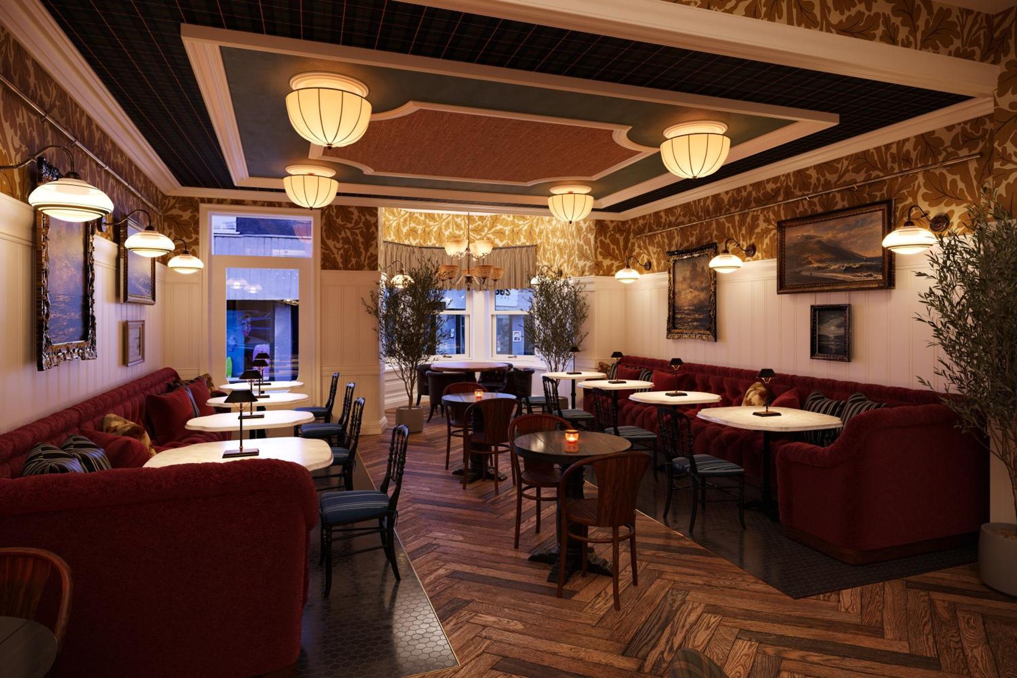 Adelphi Portrush Hotell Eksteriør bilde Interior of the restaurant