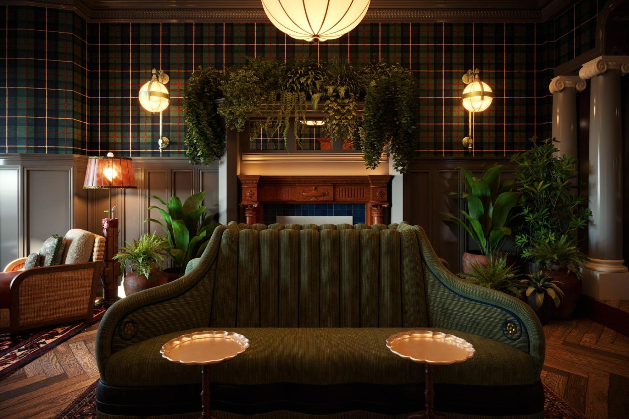 Adelphi Portrush Hotell Eksteriør bilde The interior of the Green Room